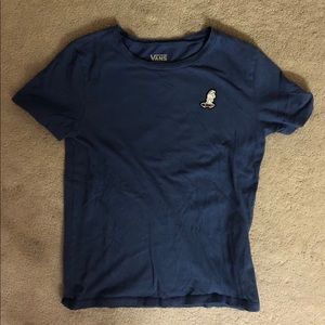 Vans Snoopy Design Embroidered Tee